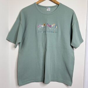 READ Vintage Desert Heat Top Women’s Size XL Flowers Embroidered USA Made